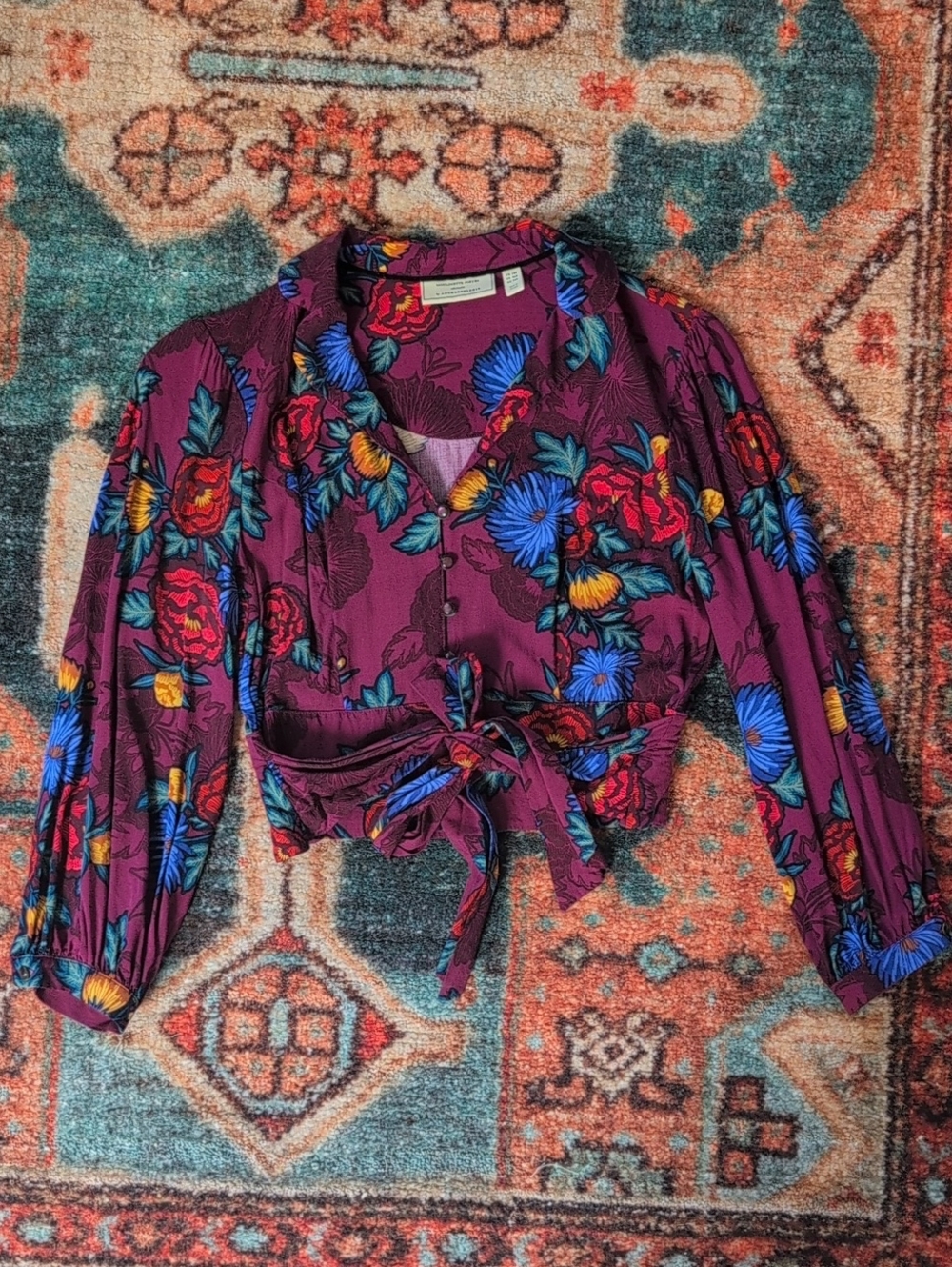 Anthropologie Blouse Moulinette Soeurs